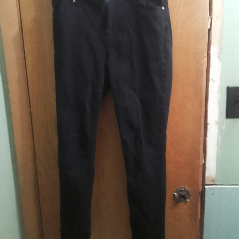Black Skinny Jeans Buffalo David Bitton Mid Rise Stretch Royal Size 10/30‎